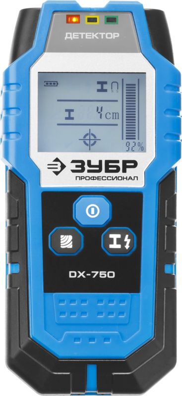 ЗУБР DX - 750, 100 мм, универсальный детектор проводки, Профессионал (45260)