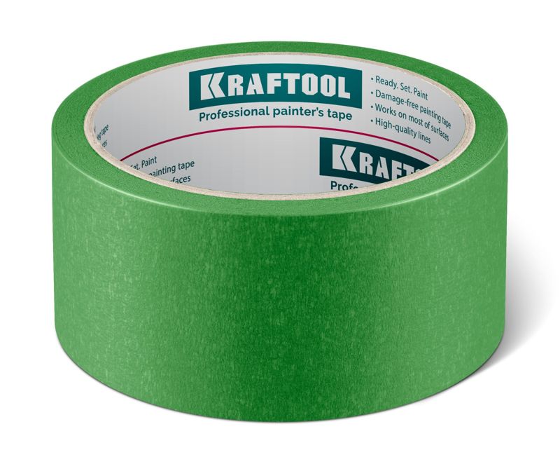 KRAFTOOL #300 Strong 48 мм х 30 м, для грубых и шероховатых поверхностей, малярная лента (12103-48)